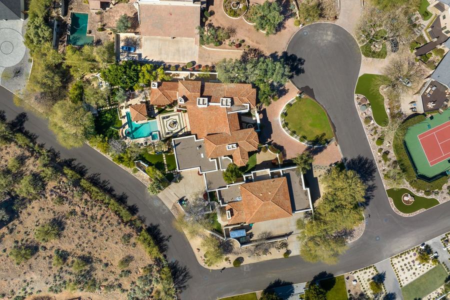 Aerial view of the estate, Valley Vista Estate