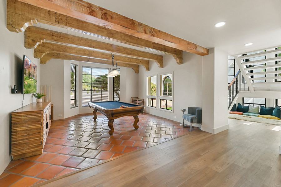 Billiards room, Valley Vista Estate